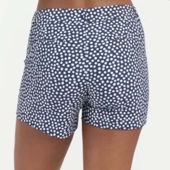 Spanx Sunshine 6” Boat Beach Swim Trunks Sailing Navy Painted Dot Shorts S - Picture 3 of 4